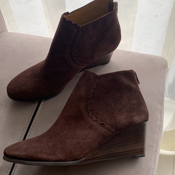 Jack Rogers NWOT Brown Suede Booties size 10 - Picture 5 of 16